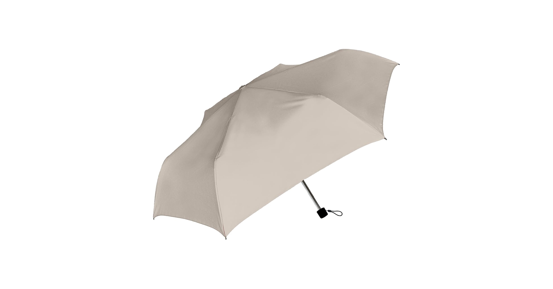 日傘　グレー BICHERIE.]100%完全遮光 晴雨兼用日傘 長傘ショートタイプ 50cm